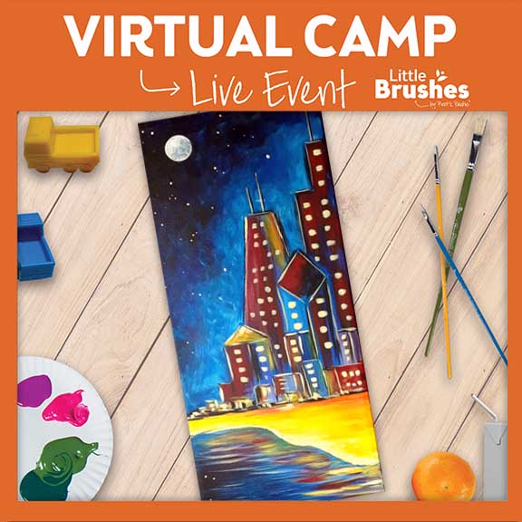 Live Virtual Painting Camp! 6 Years Or Older.